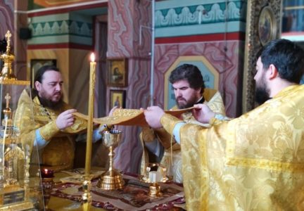Служба в Свято — Ильинском кафедральном  соборе