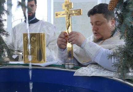 Крещенский сочельник в Свято-Ильинском кафедральном соборе г. Россошь