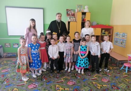 Клирик Ильинского кафедрального собора посетил МКДОУ Поповский детский сад