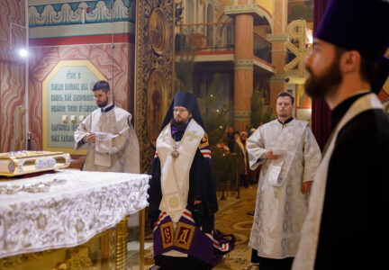 В канун Рождества Христова епископ Дионисий совершил всенощное бдение в Ильинском кафедральном соборе