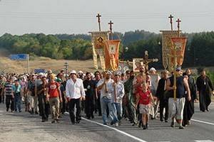 Крестный ход из Воронежа в Задонск