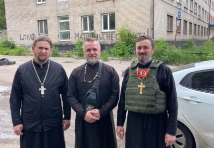 Руководитель епархиального отдела по приграничному сотрудничеству посетил города Лисичанск и Северодонецк с гуманитарной миссией
