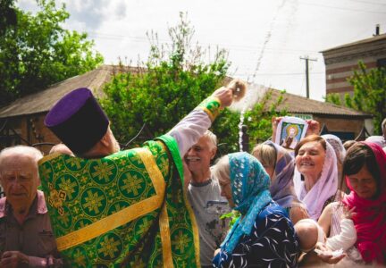 В Троицком храме с. Новая Калитва встретили престольный праздник