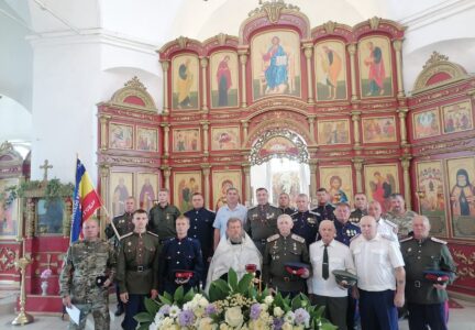 Присяга казаков станицы Ольховатская в храме Покрова Пресвятой Богородицы сл. Шапошниковка