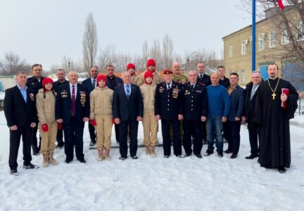 Благочинный принял участие в торжественном мероприятии в ОМВД по Россошанскому району