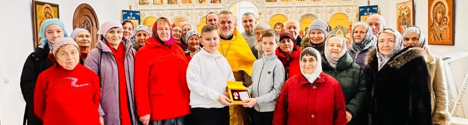 Заслуженная награда настоятеля и прихожан храмов сел Старой и Новой Калитвы