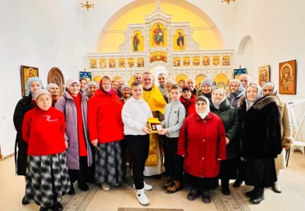 Заслуженная награда настоятеля и прихожан храмов сел Старой и Новой Калитвы