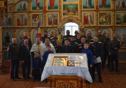 Присяга казаков станицы Ольховатская