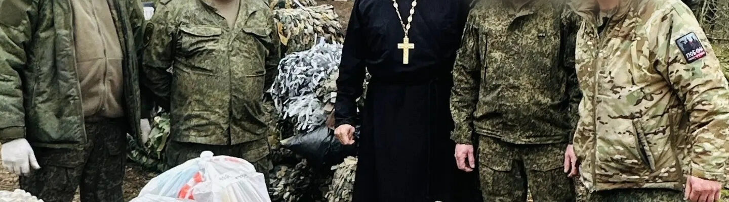 Руководитель епархиального медицинского отдела передал гуманитарную помощь военнослужащим