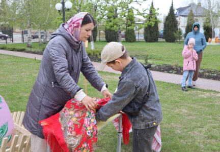 В воскресной школе «Добро» Свято-Ильинского кафедрального собора г. Россошь состоялась пасхальная игра-путешествие ь