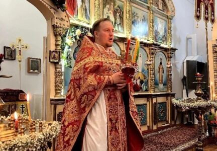 Праздничные пасхальные богослужения в Преображенском храме с. Заболотовка