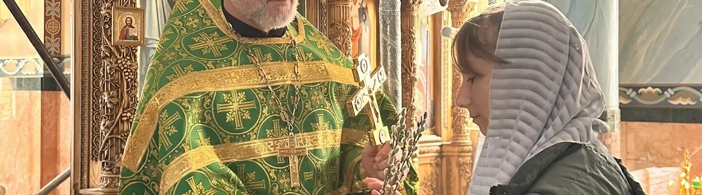 Прихожане Троицкого и Успенского храмов сел Новая и Старая Калитва встретили праздник – Вход Господень в Иерусалим