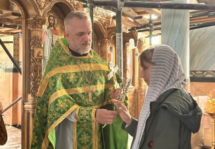 Прихожане Троицкого и Успенского храмов сел Новая и Старая Калитва встретили праздник – Вход Господень в Иерусалим