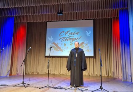 Настоятель Преображенского храма села Заболотовка принял участие в торжественном мероприятии, посвященном Дню Победы